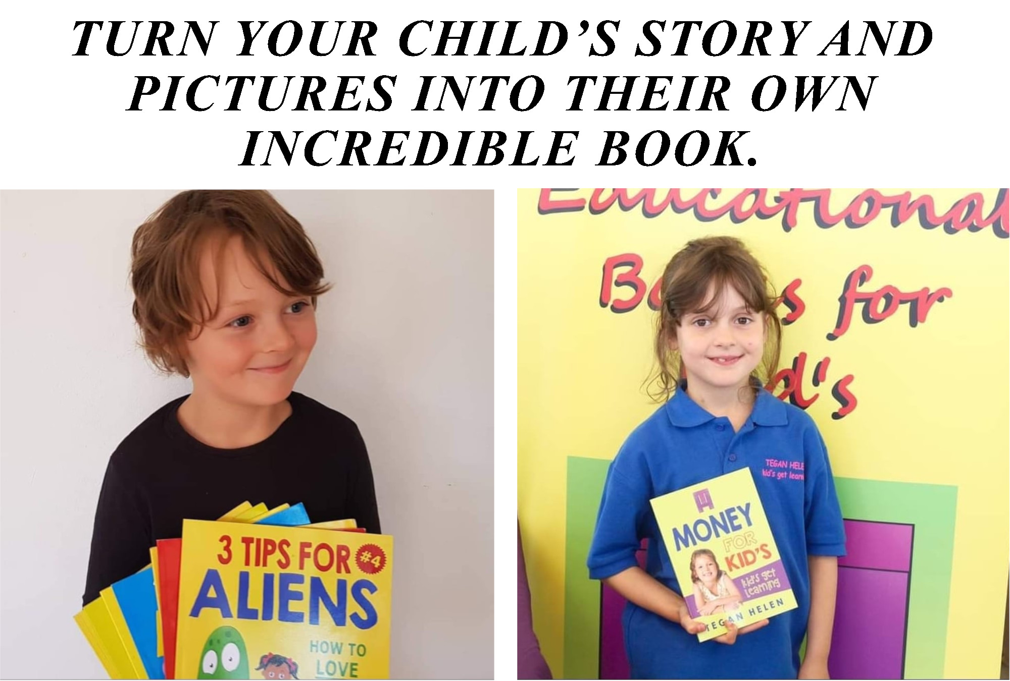 kids book creation service